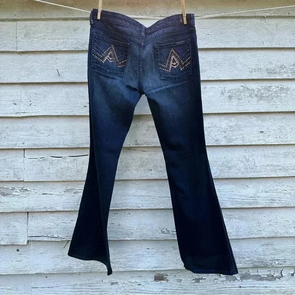 7 For All Mankind Original Bootcut Jeans in Dark Wash  excellent condition Sz30” - Picture 6 of 7